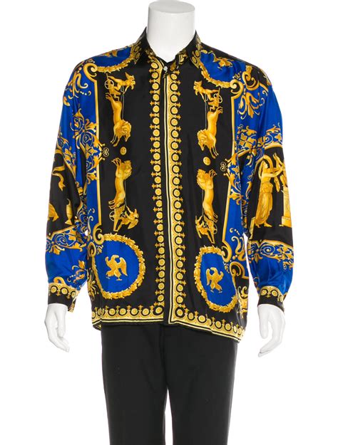 versace casual shirts